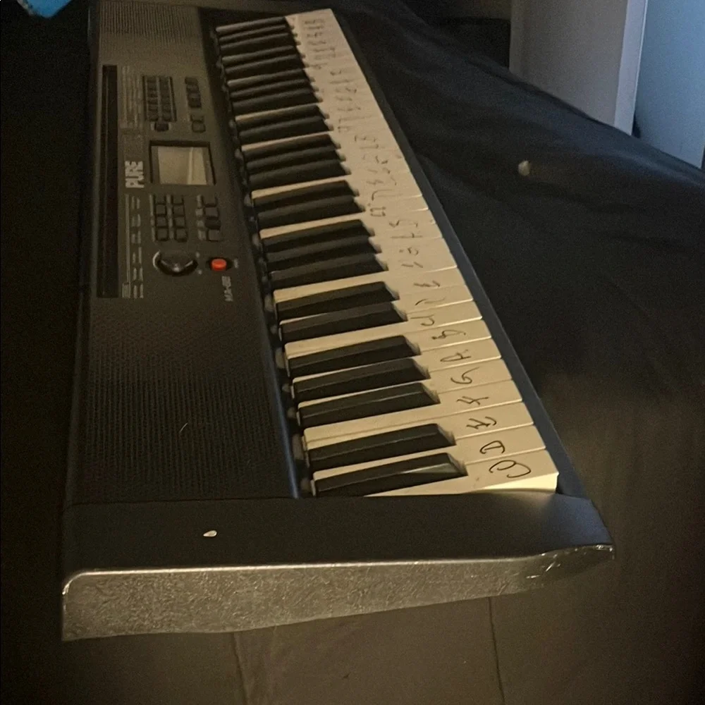 Black and White Electronic Keyboard